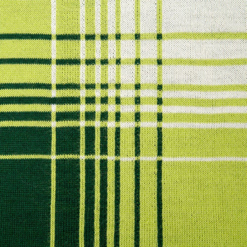 Плед Duotone, зеленый с белым Плед Duotone, зеленый с белым