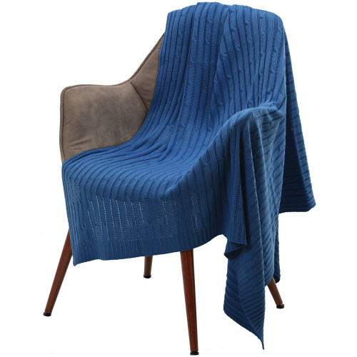 Плед Remit, ярко-синий (василек) Плед Remit, ярко-синий (василек)