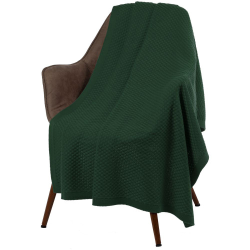 Плед Sheerness, темно-зеленый Плед Sheerness, темно-зеленый