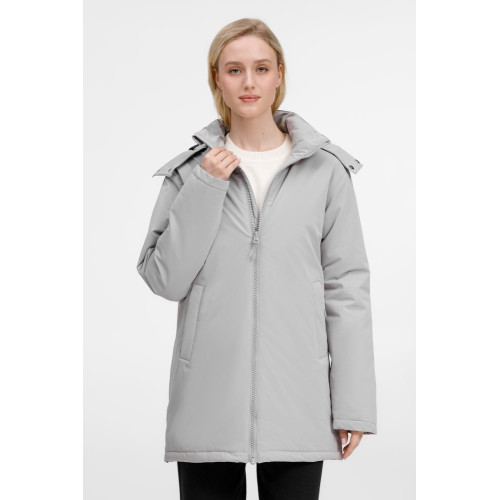 Куртка-парка унисекс Sfera, светло-серая Куртка-парка унисекс Sfera, светло-серая