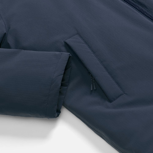 Куртка-парка унисекс Sfera, темно-синяя Куртка-парка унисекс Sfera, темно-синяя