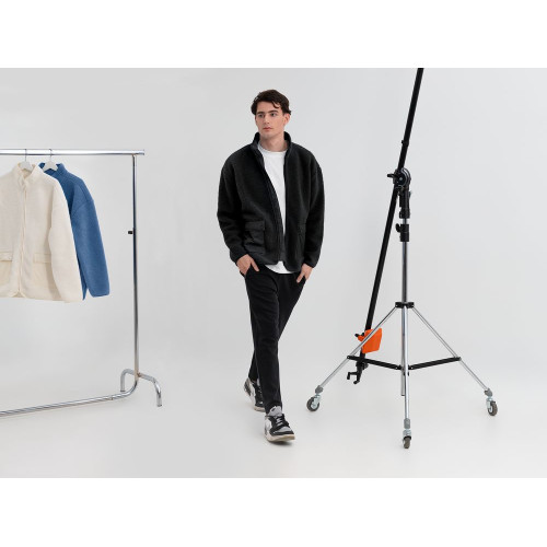 Куртка унисекс Oblako, черная Куртка унисекс Oblako, черная