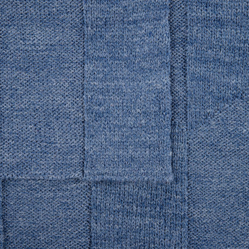 Плед Rombus, синий меланж (джинс) Плед Rombus, синий меланж (джинс)