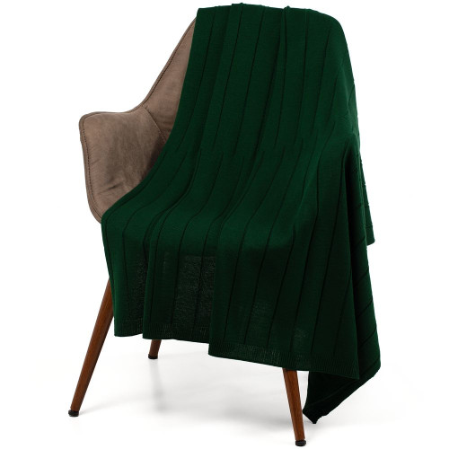 Плед Bambolay, темно-зеленый Плед Bambolay, темно-зеленый