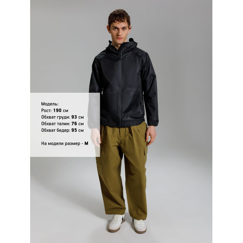 Куртка унисекс Nordvind WR, черная Куртка унисекс Nordvind WR, черная