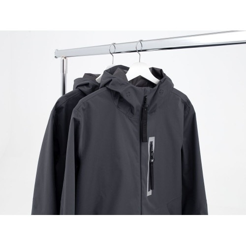 Куртка унисекс Shtorm, темно-серая (графит) Куртка унисекс Shtorm, темно-серая (графит)