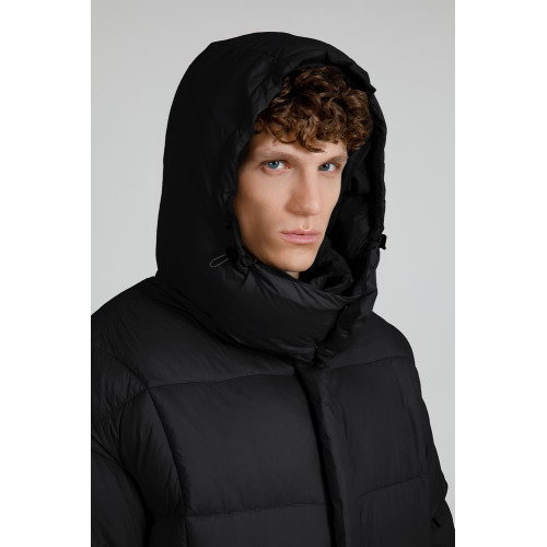 Пуховик унисекс Kapsula, черный Пуховик унисекс Kapsula, черный