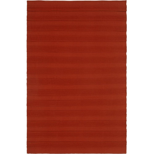 Плед Pleat, коричневый (терракота)