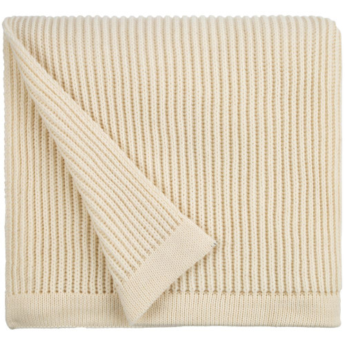 Плед Shirr, молочно-белый Плед Shirr, молочно-белый