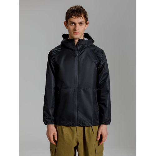 Куртка унисекс Nordvind WR, черная Куртка унисекс Nordvind WR, черная