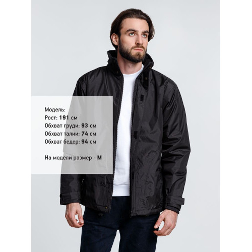 Парка унисекс Liubliana, черная Парка унисекс Liubliana, черная