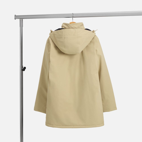 Куртка-парка унисекс Sfera, бежевая Куртка-парка унисекс Sfera, бежевая