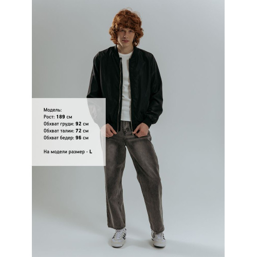 Бомбер Wigton, черный Бомбер Wigton, черный