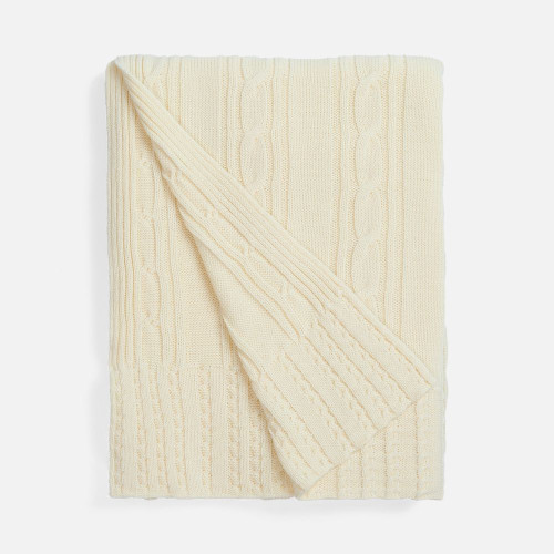 Плед Remitti, белый (молочный)