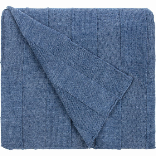 Плед Rombus, синий меланж (джинс) Плед Rombus, синий меланж (джинс)