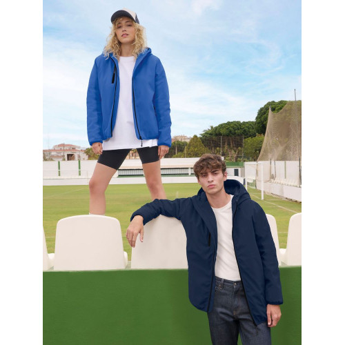 Куртка софтшелл с капюшоном женская Falcon Women, синяя Куртка софтшелл с капюшоном женская Falcon Women, синяя