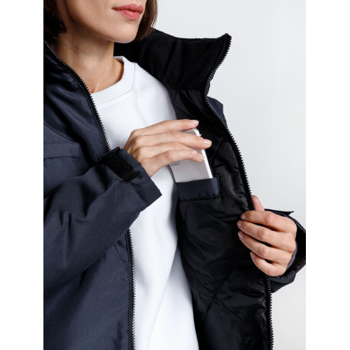 Куртка-трансформер унисекс Astana, темно-синяя Куртка-трансформер унисекс Astana, темно-синяя