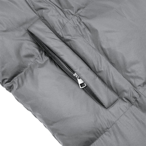 Пуховик унисекс Kapsula, серый Пуховик унисекс Kapsula, серый