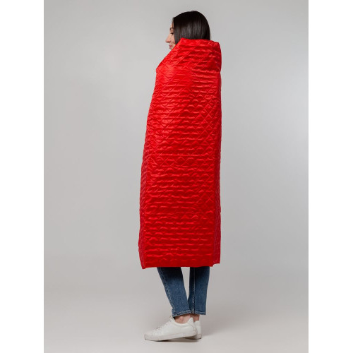 Плед-пончо для пикника SnapCoat, красный Плед-пончо для пикника SnapCoat, красный