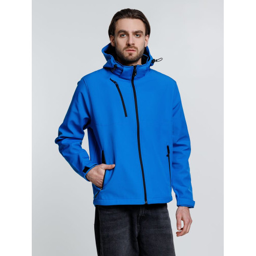 Куртка софтшелл мужская Zagreb, ярко-синяя Куртка софтшелл мужская Zagreb, ярко-синяя