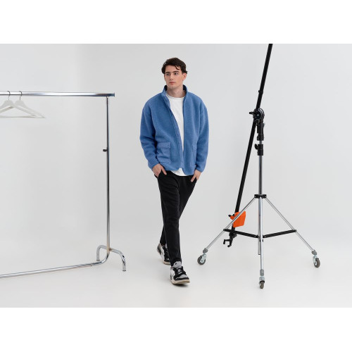 Куртка унисекс Oblako, голубая Куртка унисекс Oblako, голубая