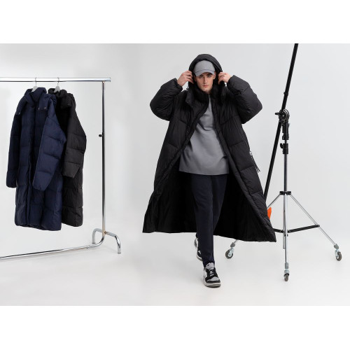 Пуховик унисекс Kapsula, серый Пуховик унисекс Kapsula, серый