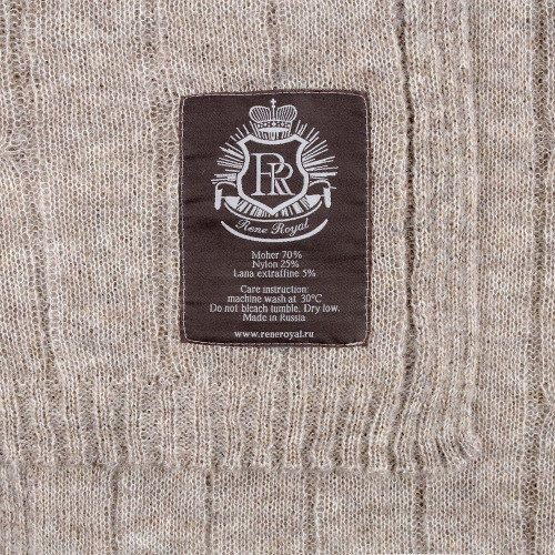 Плед Grasse, бежево-серый Плед Grasse, бежево-серый