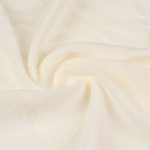 Плед Serpentica, молочный с люрексом Плед Serpentica, молочный с люрексом