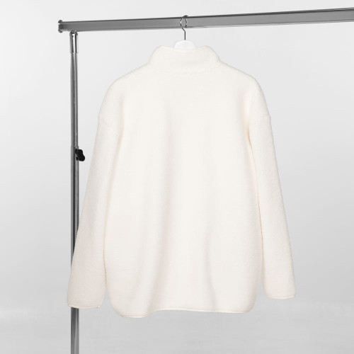 Куртка унисекс Oblako, молочно-белая Куртка унисекс Oblako, молочно-белая