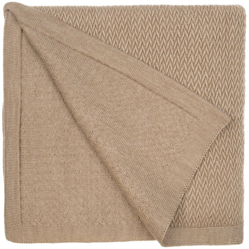 Плед Ornato, бежевый (миндальный меланж) Плед Ornato, бежевый (миндальный меланж)