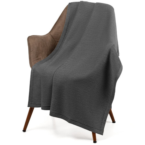 Плед Ornato, серый (кварцевый меланж) Плед Ornato, серый (кварцевый меланж)