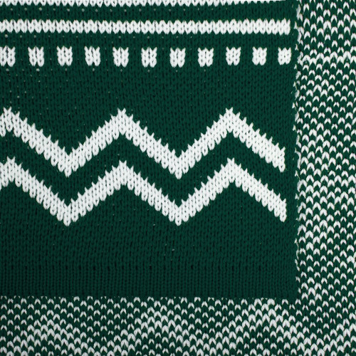 Плед Elnik, зеленый с молочно-белым Плед Elnik, зеленый с молочно-белым