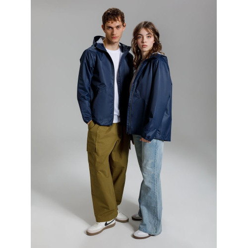 Куртка унисекс Nordvind DWR, темно-синяя Куртка унисекс Nordvind DWR, темно-синяя