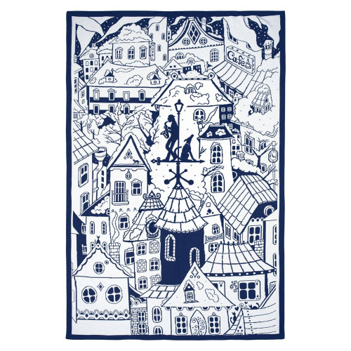 Плед на заказ Tricksy Net, 2 цвета, L, полушерсть Плед на заказ Tricksy Net, 2 цвета, L, полушерсть