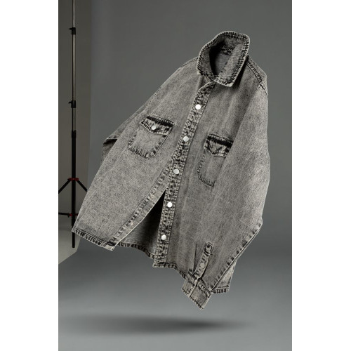 Куртка джинсовая O3, серая Куртка джинсовая O3, серая