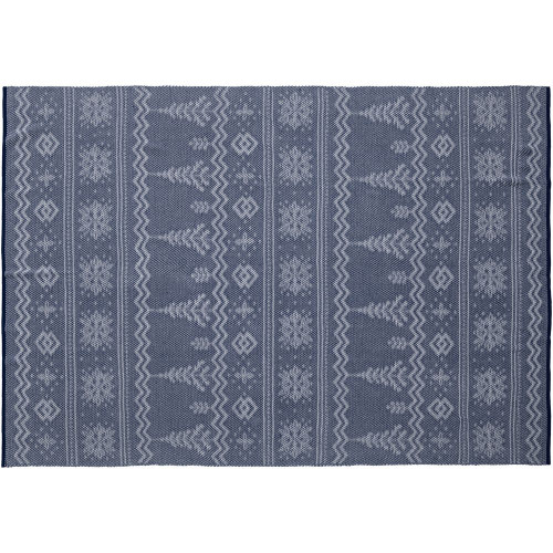 Плед Elnik, синий с молочно-белым Плед Elnik, синий с молочно-белым