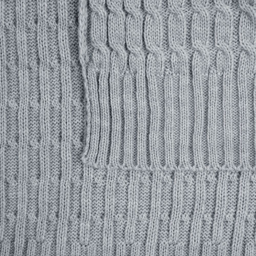 Плед Slumberland, серебристо-серый меланж Плед Slumberland, серебристо-серый меланж