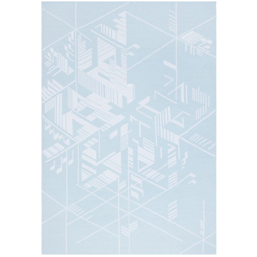 Плед Winterflake, бело-голубой с люрексом Плед Winterflake, бело-голубой с люрексом