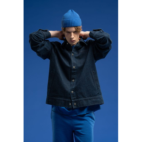 Куртка джинсовая O1, темно-синяя Куртка джинсовая O1, темно-синяя