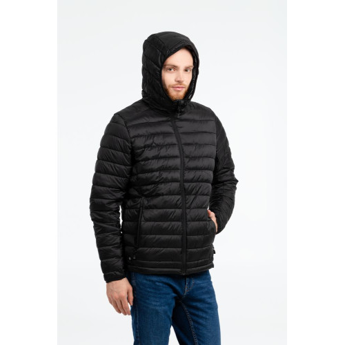 Куртка компактная мужская Stavanger, черная Куртка компактная мужская Stavanger, черная