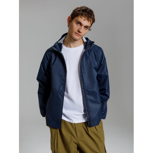 Куртка унисекс Nordvind DWR, темно-синяя Куртка унисекс Nordvind DWR, темно-синяя