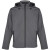 Куртка софтшелл с капюшоном мужская Race Men, темно-серая Куртка софтшелл с капюшоном мужская Race Men, темно-серая