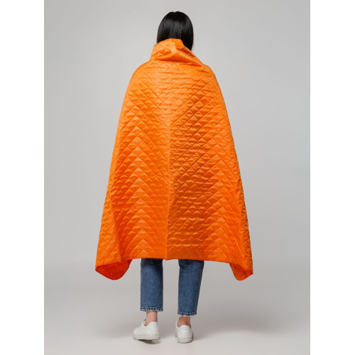 Плед-пончо для пикника SnapCoat, оранжевый Плед-пончо для пикника SnapCoat, оранжевый