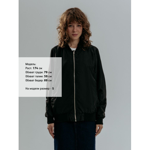 Бомбер Wigton, черный Бомбер Wigton, черный