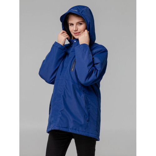 Куртка с подогревом Thermalli Pila, синяя Куртка с подогревом Thermalli Pila, синяя