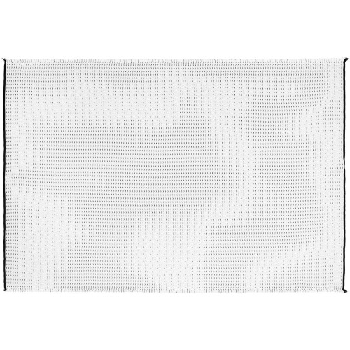 Плед Fringy, белый с черным Плед Fringy, белый с черным