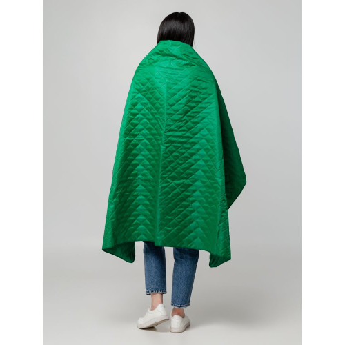 Плед-пончо для пикника SnapCoat, зеленый Плед-пончо для пикника SnapCoat, зеленый