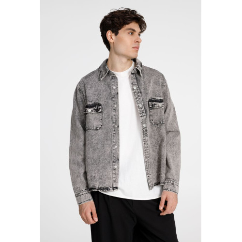 Куртка джинсовая O3, серая Куртка джинсовая O3, серая