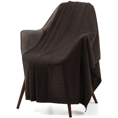 Плед Slumberland, коричневый меланж Плед Slumberland, коричневый меланж