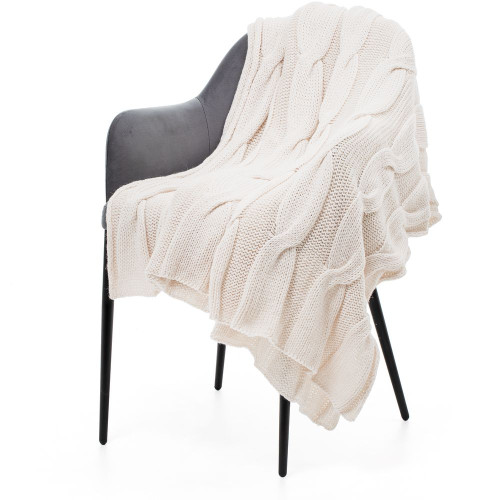 Плед Snefald, жемчужно-белый Плед Snefald, жемчужно-белый